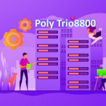 如何手动将Poly Trio8800电话 注册到3CX服务器？